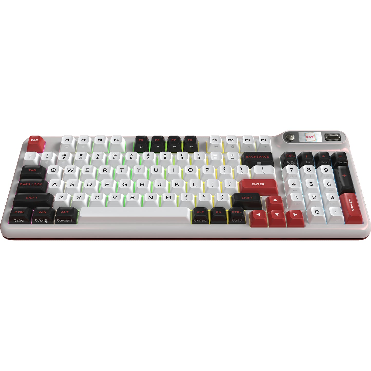 Teclado mecánico KZZI Z98 Tri-Mode RGB cableado/inalámbrico 