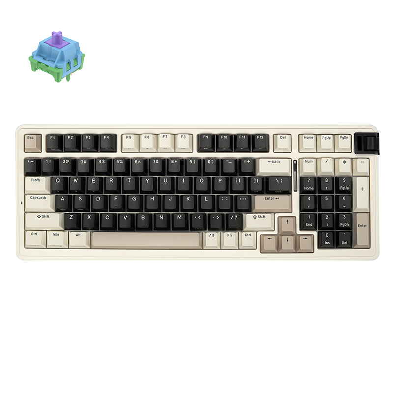 Kzzi K98 Retro Gaming Office Mechanical Keyboard