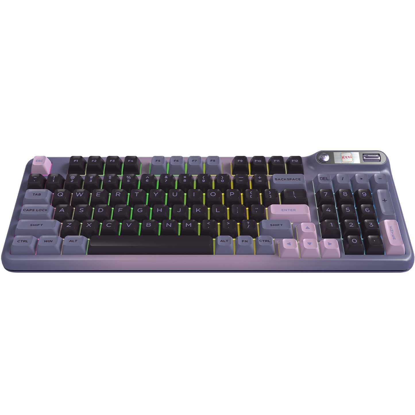 Teclado mecánico KZZI Z98 Tri-Mode RGB cableado/inalámbrico 