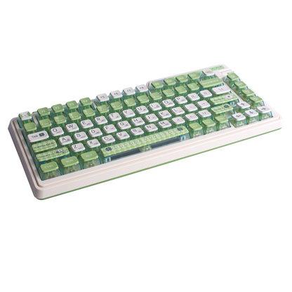 Kzzi k75 Dazzling Pudding Keycap Mechanical Keyboard