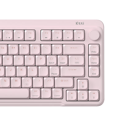 side-right-of-kzzi-i75-pink-silent-keyboard