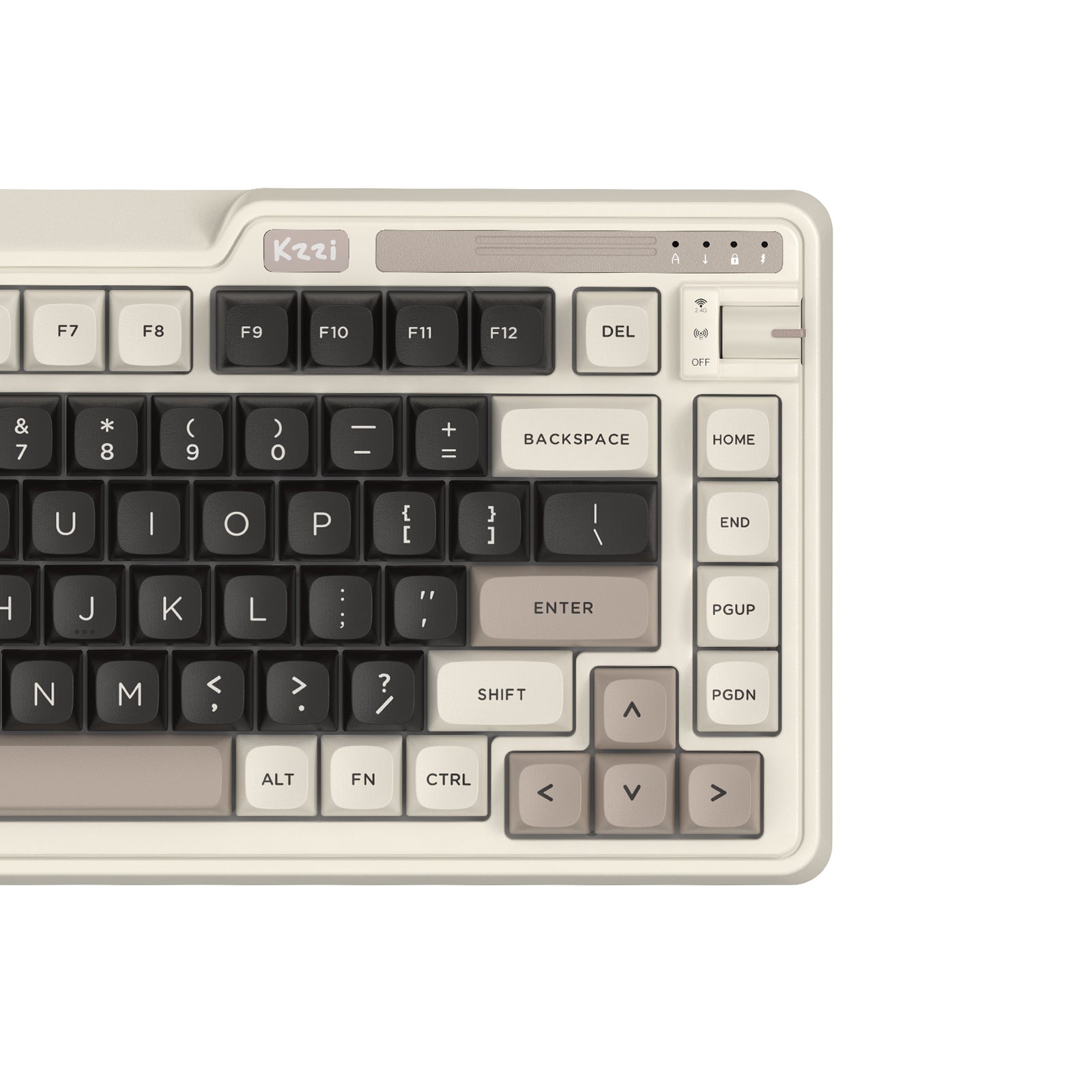 kzzi-k75lite-khaki-mechanical-keyboards