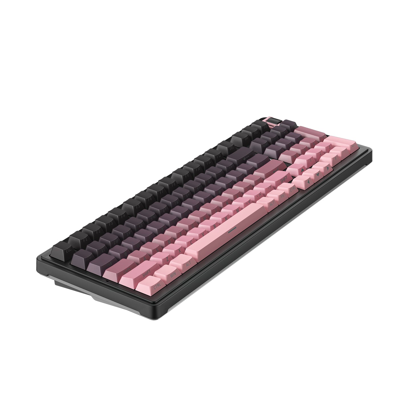 kzzi-k98pro-black-pink-gradient-keycap-keyboard